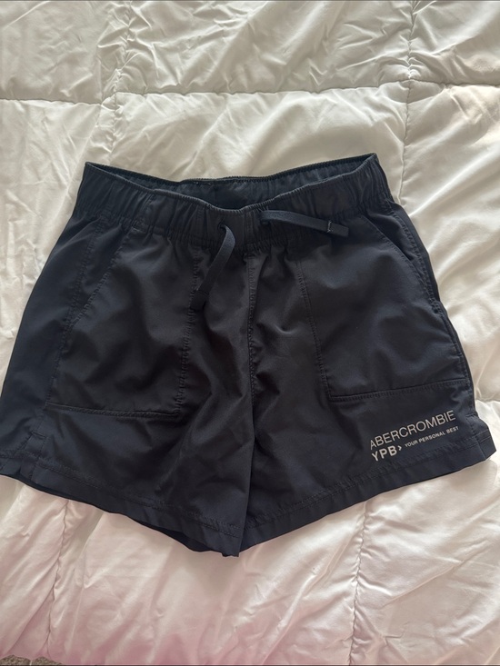 abercrombie kids Other - Abercrombie Boy’s Black Athletic Drawstring Shorts, Size 7/8